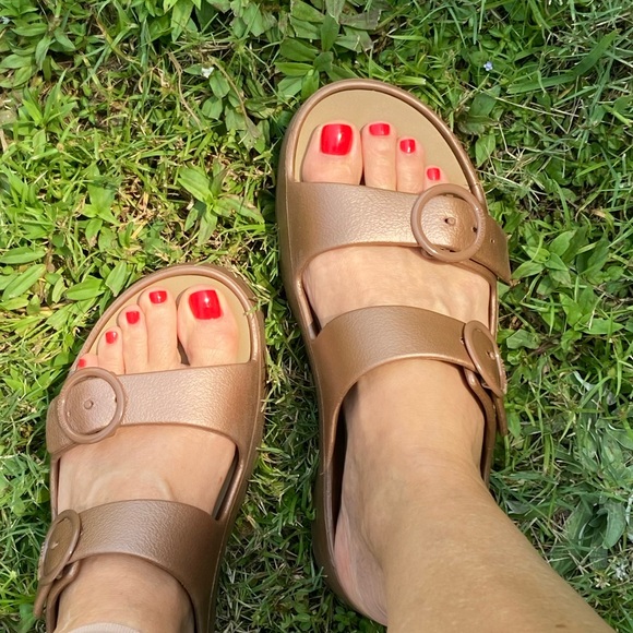 Lemon Jelly Sandal, Size 7.5US 39UK, Bronze Metal - Picture 3 of 11